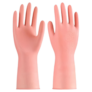 洗碗手套女小号家务厨房耐用女士干活小手专用橡胶手套小码洗衣服