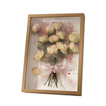 中空干花相框diy摆台蝴蝶永生花保存标本手工画框花束票根展示框