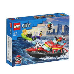 【自营】乐高积木城市系列消防救援艇60373男孩儿童拼装玩具礼物