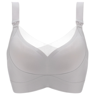 安心孕哺孕妇哺乳内衣聚拢收副乳防下垂产后喂奶大码大胸无痕文胸