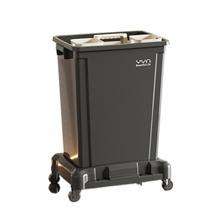 可移动收餐桶包厢推拉式撤餐垃圾桶办公楼保洁专用带轮子大容量