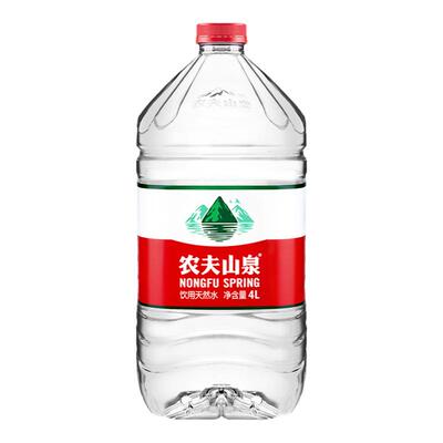 农夫山泉饮用水天然水4L*6家庭装