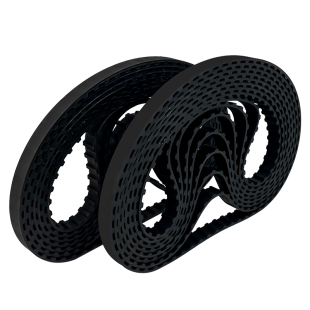 聚氨酯PU钢丝同步带开口接驳无缝齿形3M5M8M14MT5T10XLH皮带定制