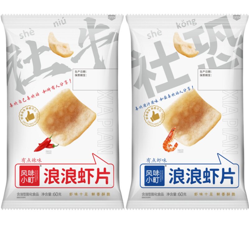 网红同款风味小町浪浪虾片