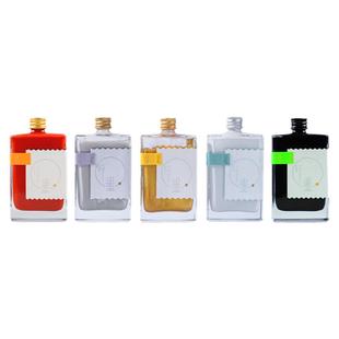 知纸毛笔书法墨水金生丽水书画专用金银红白朱砂玄黑小楷轻胶墨汁