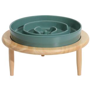 陶瓷狗碗慢食碗狗狗缓食盆狗粮护颈椎泰迪金毛中小型犬防噎宠物碗