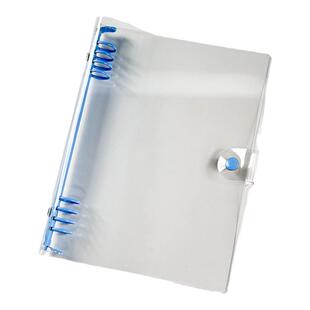 b5加厚活页笔记本大学生专用本子可拆卸扣环不硌手初高中考研透明软壳记事本高颜值线圈空白方格替芯日记a5