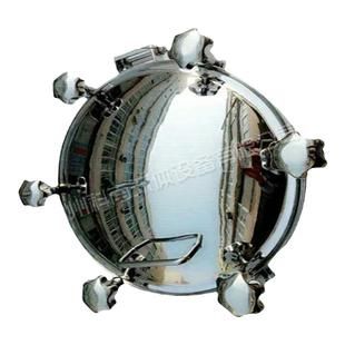 科南流体压力人孔新款304食品级316卫生级手孔吊环圆形孔盖现货