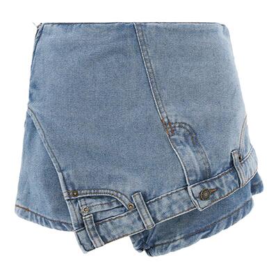 假两件裙裤短裙辣妹牛仔半身裙