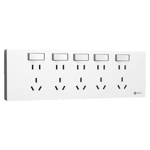 扩展式插座86/118型拓展多功能转换器家用电源免打孔排插接线板