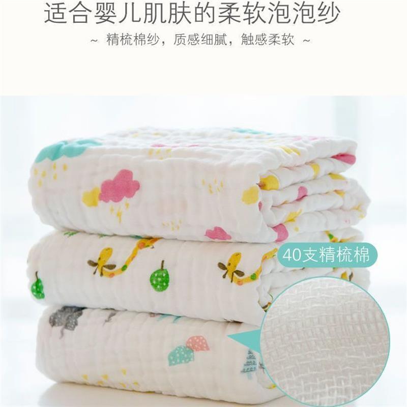 婴儿浴巾纯棉纱布四季通用儿童超柔软吸水新生宝宝毛巾被洗澡抱被
