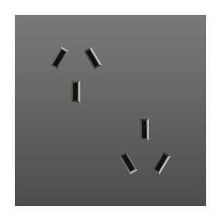 aqara绿米智能开关H1M配套普通插座同色系16A三孔斜五孔面板插座