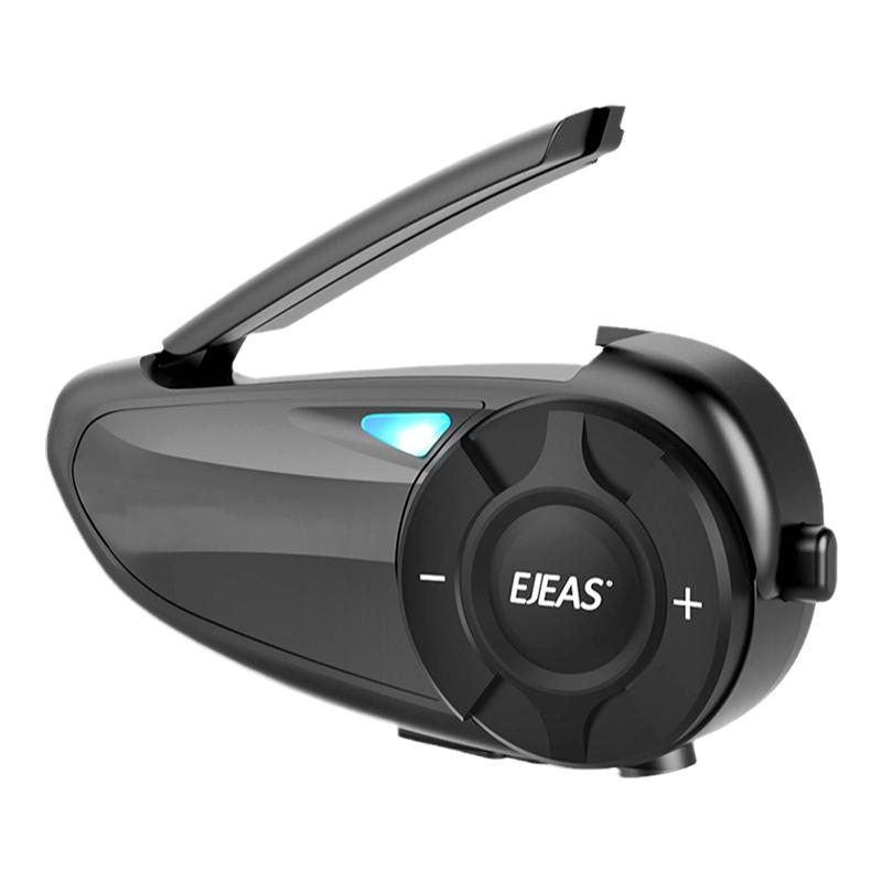 EJEAS Q2摩托车头盔蓝牙耳机双人对讲私密通话骑行对讲机头盔耳机