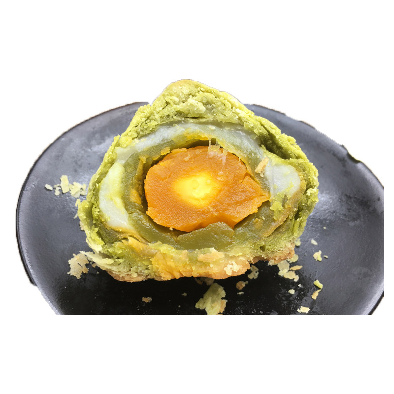 手工蛋黄酥翡翠莲蓉麻薯蛋黄酥1粒台湾地方特色传统糕点早餐零食