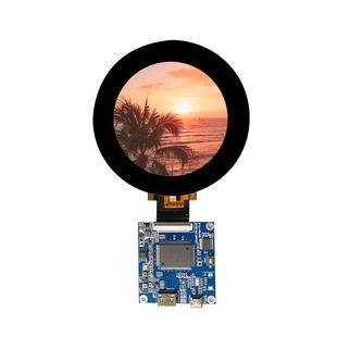 2.8寸圆形TFT显示屏IPS高清触摸3.4寸LCD液晶屏驱动板京东方屏幕