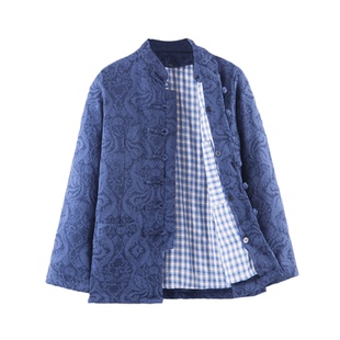 女士冬季加厚唐装棉袄中式复古民族风外套男士可拆洗内胆棉花袄