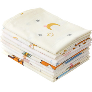 婴儿床单纯棉a类夏季儿童拼接床透气全棉床单宝宝小床单可定制