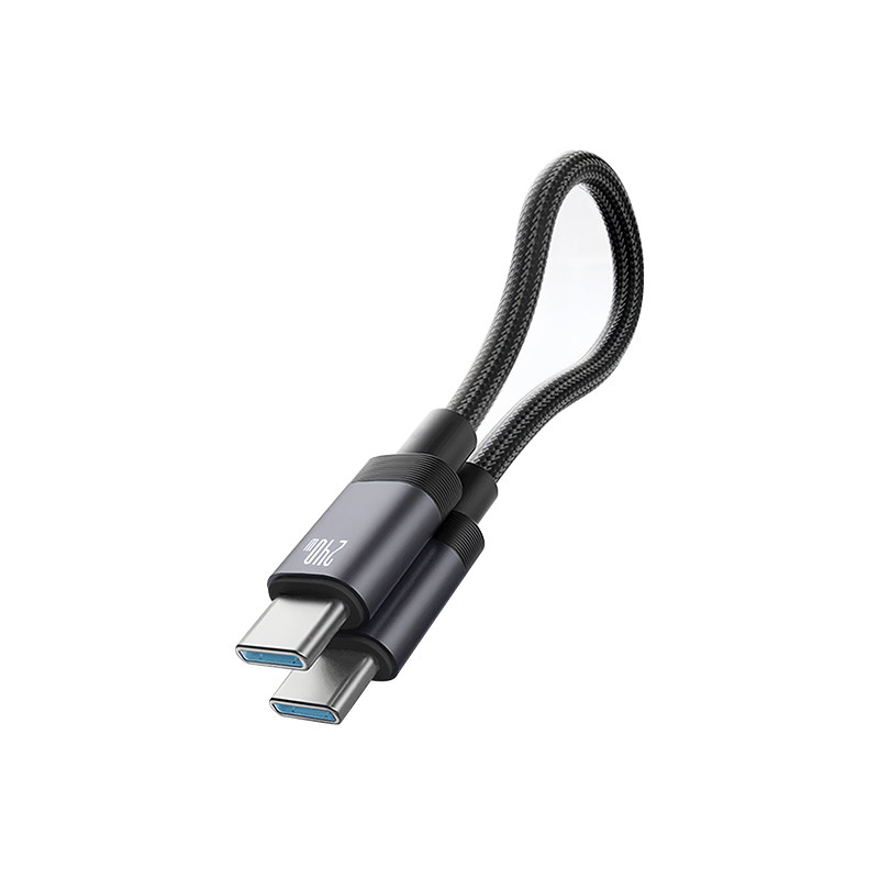 磁吸数据线短充电宝适用苹果17iPhone16promax15pro华为手机双头typec超短充电线PD14快充便携ct