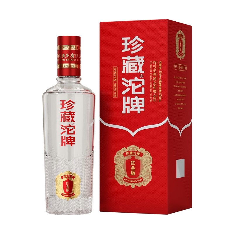 沱牌舍得珍藏红金版50度500ml*6