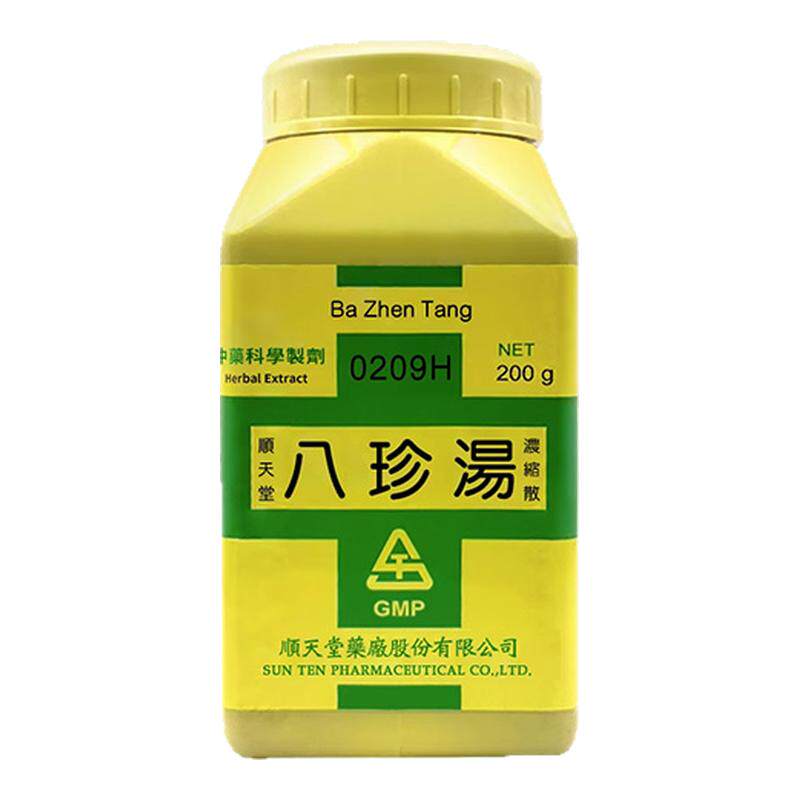 顺天堂八珍汤浓缩散双补气血气血两虚神疲肢倦食欲不振200g