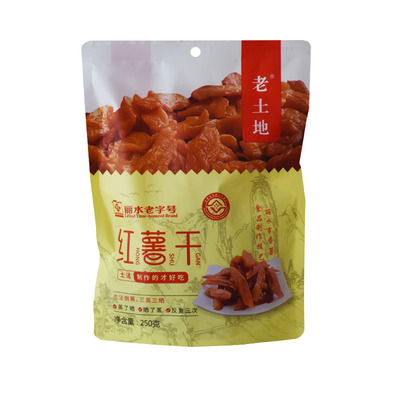 缙云特产老土地红薯干红薯条番薯