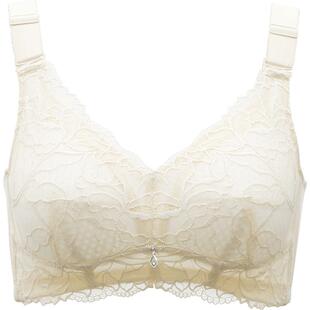 歌瑞尔新款大码软支撑内衣薄款零感透气大胸显小收副乳侧收文胸罩