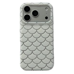 日韩ins简约纯色人鱼鳞片适用苹果iPhone17ProMax手机壳16Pro新款17小众15Pro情侣15pm创意17pro高级感16全包