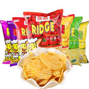 丽丽薯片小包装30g多个口味