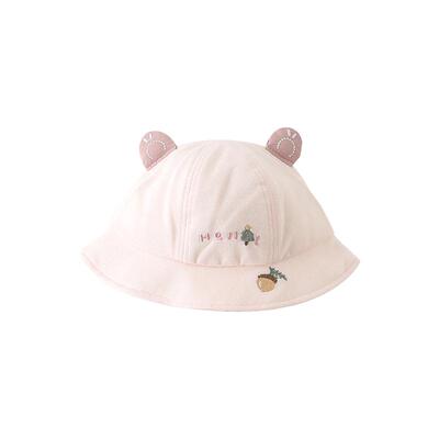 贝肽斯婴儿春季纯棉遮阳渔夫帽