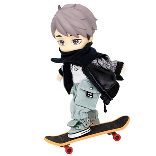 ob11娃鞋现货运动鞋mollybjdob24星星滑板鞋bjd素体美结猪gsc鞋子