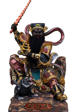 武财神赵公明神像赵玄坛赵朗中路财神赵元帅佛像树脂居家招财摆件