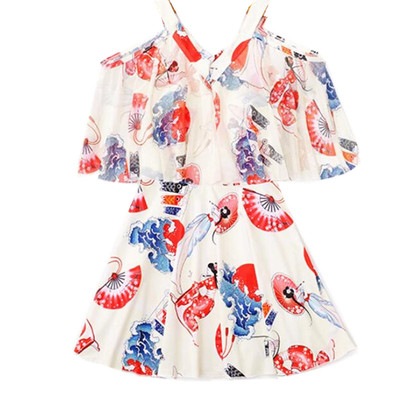 泳衣比基尼三件套小胸情侣海边