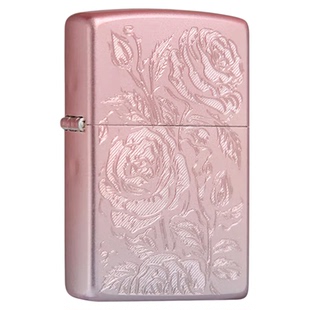 zippo打火机男士限量版玫瑰之心煤油防风芝宝官方正品送男友礼物