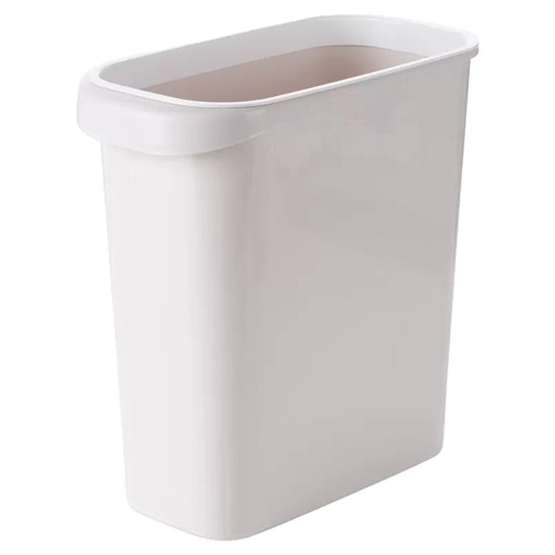 家用缝隙垃圾桶厨房客厅窄款夹缝塑料筒卫生间无盖长方形厕所纸篓