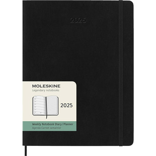 现货moleskine笔记本子2026年12个月超厚DAILY日记工作记事本手账