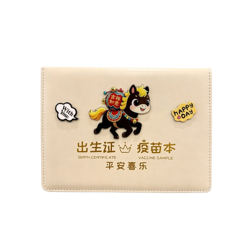 2026马宝宝出生证明疫苗本保护套
