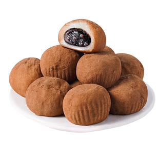 和风生巧福团巧克力大福早餐面包上蛋糕行斋雪媚娘糯叽叽零食网红