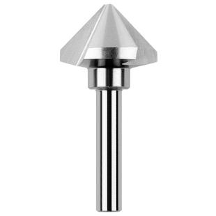 直柄单刃三刃倒角刀去毛刺沉头钻头45度倒角神器斜内孔90度修边器