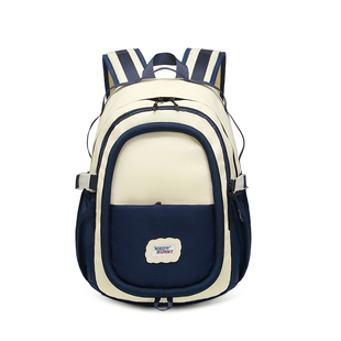 meowbunny绵绵圈 书包女高中生初中生大容量双肩包休闲复古风背包