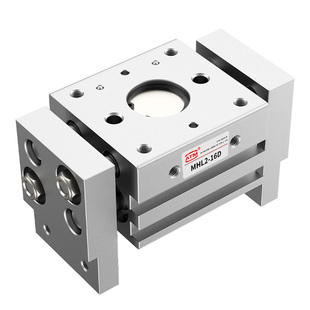 小型气动HFT手指气缸阔型平行开闭机械手夹爪MHL2-10D16D20D25D32