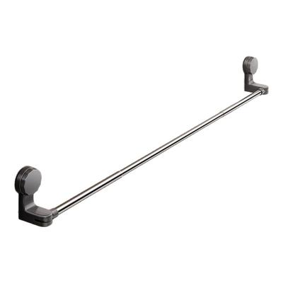 吸盘毛巾架卫生间免打孔浴室伸缩