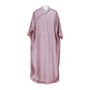 生姜 原创女装汉服连衣裙仙气桑蚕丝国风改良旗袍裙飘逸11721630B