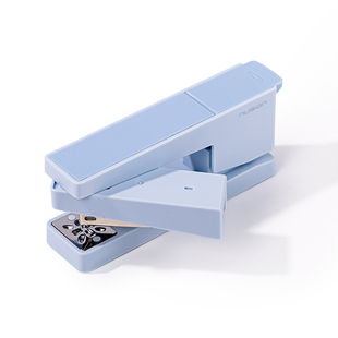 Nusign纽赛可旋转订书机高颜值家用省力型订书器办公用大号重型加厚学生用装订机自带订书钉初中专用外卖打包