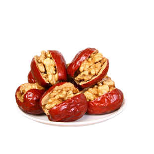 新疆和田大枣夹核桃正宗灰枣夹核仁桃原味抱抱果孕妇零食坚果500g