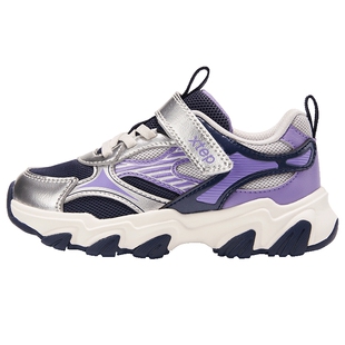 星辰｜特步童鞋冬季新款幼小童女童魔术贴休闲鞋子儿童软底运动鞋