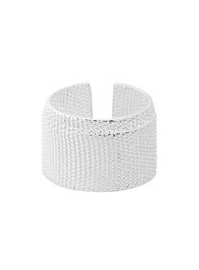 小众纯银绷带设计戒指