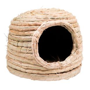 兔子冬天保暖窝取暖兔兔睡觉窝荷兰猪侏儒兔刺猬专用草窝垫子睡垫