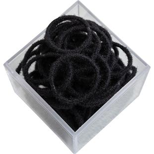 儿童黑色皮筋不伤发弹性好橡皮筋女宝宝扎头发绳小揪揪胶圈发饰