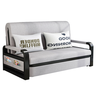 可拆洗沙发床折叠一体两用2025新款小户型公寓客厅单双人布艺沙发