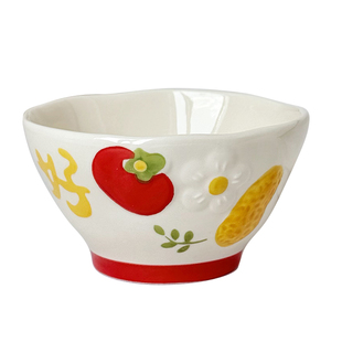 陶瓷饭碗个人专用漂亮碗具酸奶碗家用吃饭的碗小碗斗笠碗甜品碗